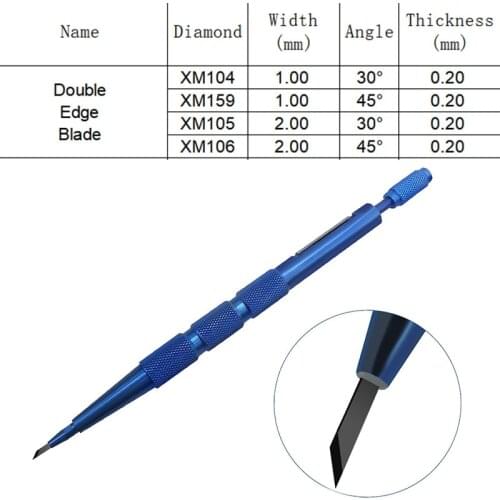 Black Diamond double edge blade Ophthalmic eye Instruments knives Ophthalmic blade knife Ophthalmic tools