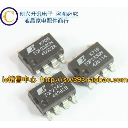 Original 5pcs/lot TOP232GN TOP233GN TOP234GN SMD-7