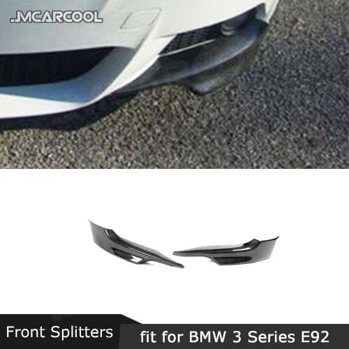 Carbon fiber Front Splitters for BMW 3 Series E92 E93 M Tech Sport 2007 2008 2009