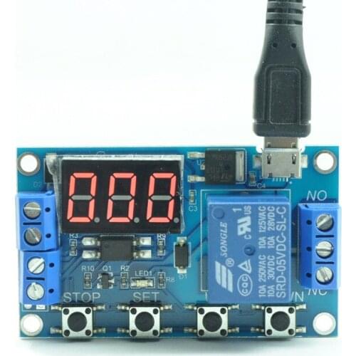 Delay on-off Switch off Cycle Timing Circuit Switch 12V Relay Module Time Adjustable Trigger