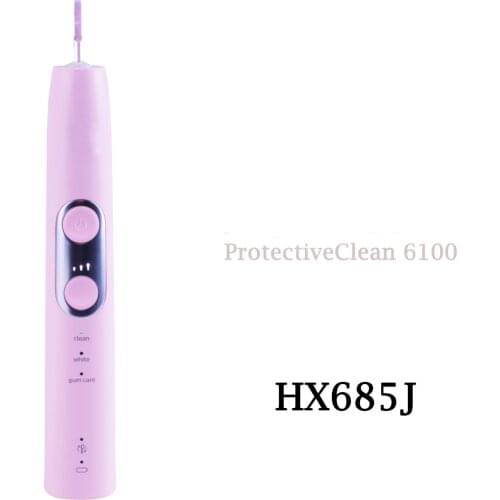Philips Sonicare ProtectiveClean 6100 Toothbrush Handle HX685J Pink Electric Toothbrush HX9360 HX6876 HX6462