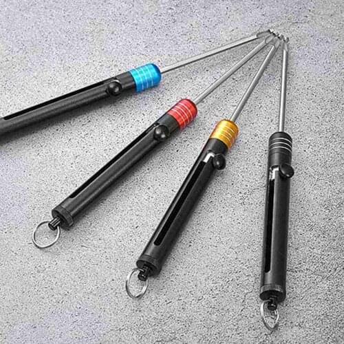 Fish Hook Decoupling Device Stainless Steel Diaoyutai Fishing Crucian Carp Hook Decoupling Device Retractable