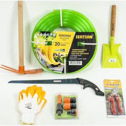Garden Pruning Irrigation Set the pole, Garden Pruning Set, Garden Watering Set, Garden Gloves, Garden Shovel garden Scissors, Garden Hose