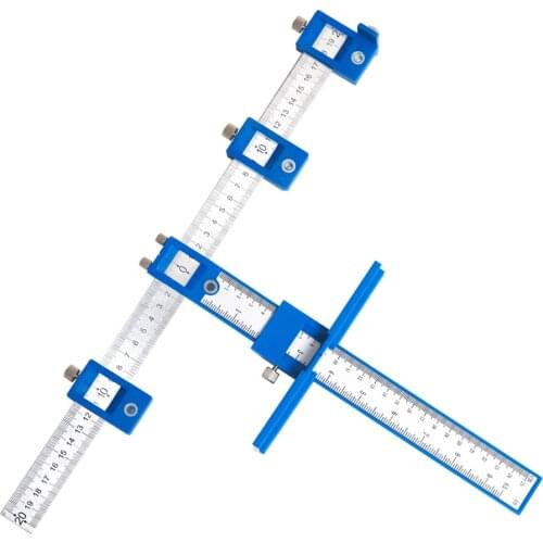 Detachable Handle Positioning Punch Center Drill Bit Guide Sleeve Adjustable Locator Woodworking Tools For Doors Cabinets