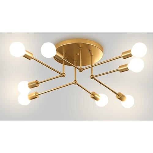 Nordic Modern LED Gold black Ceiling Lights Living Room Bedroom living room Creative Home Lighting Fixtures Pendant Ceiling Lamp