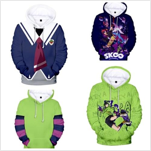 Anime SK8 the Infinity Miya Cosplay Hoodie 3D Printed Sweatshirt Men Women Casual Streetwear Pullover Coat Boy Girl Gift