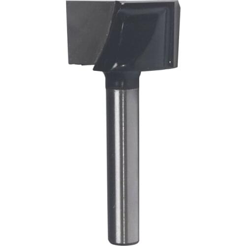 UCHEER 1pc black Cleaning bottom Engraving Bits 6.35 solid carbide router Woodworking Tools CNC milling cutter endmill for wood