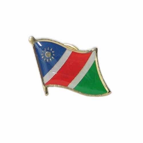 Namibia flag pin badge+butterfly back button for collection different county flag gifts-Free shipping(350 pcs/lot)