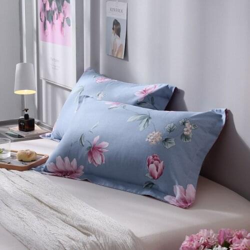 2Pcs Cartoon Animal Printed Pillow Cases Set Printed Pillowcover Pillow Sham For Bedroom Skin-Friendly Pillowcover Set