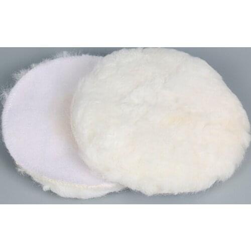 4"--7" 2pcs, Car Beauty Waxing Machine Wool Polishing Disk Self-adhesive Wool Wheel, fiber disk