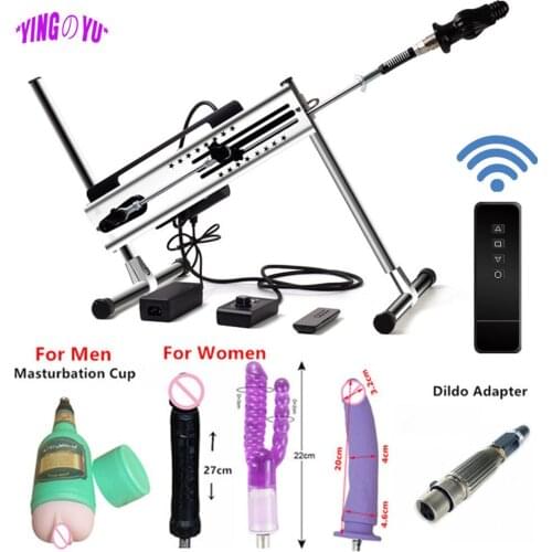 Automatic Vibrator Sex Machine With Dildo Attachments Female Masturbator Vagina Anal Sex Toys For Women Men Adult Erotic Product