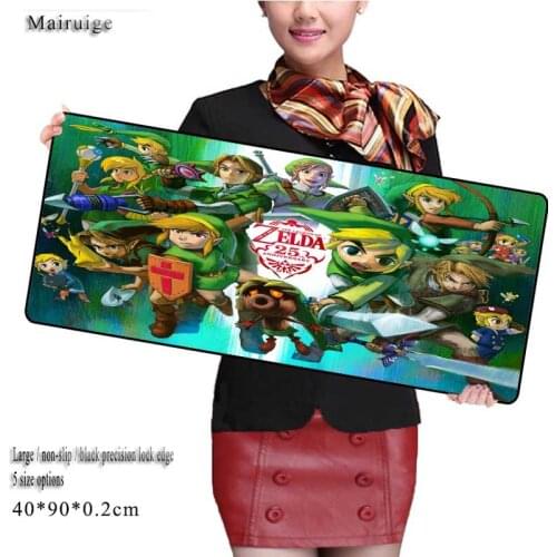 Mairuige Large 900*400*3 mm Speed Keyboard Mat Gaming Locking Edge Mouse Pad Desk Mat for CSGO Game Player PC Computer Laptop