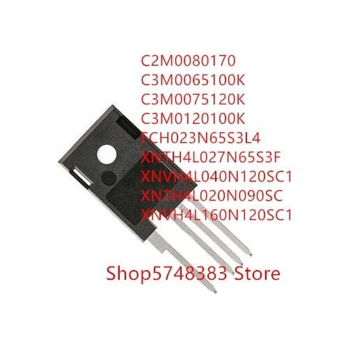 C2M0080170 C3M0065100K C3M0075120K C3M0120100K FCH023N65S3L4 XNTH4L027N65S3F XNVH4L040N120SC1 XNTH4L020N090SC XNVH4L160N120SC1