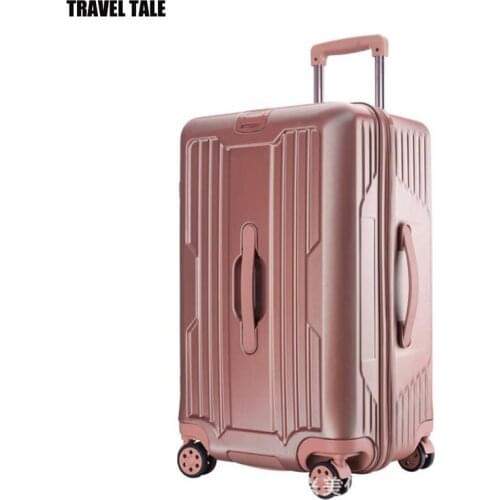 TRAVEL TALE NEW 26" 30" inch abs pc travel suitcase spinner hard side large trolley rolling luggage bag with wheel