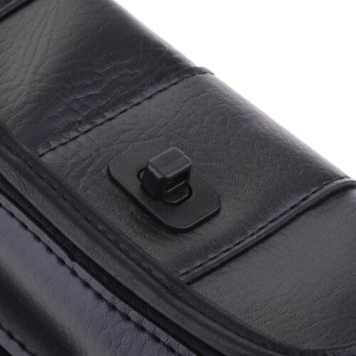 Black Motorcycle Fairing Windshield Bag - Saddle Pouch with 3 Pocket For Harley Touring Electra Street Glide