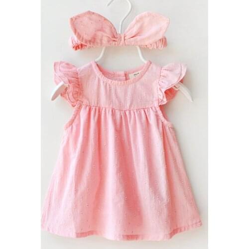 Newborn Baptism Baby Girl Dress Baby dress Party Princess Birthday Birthday Dress Vestido Bebe Big Bow Headband 0-12M pink white