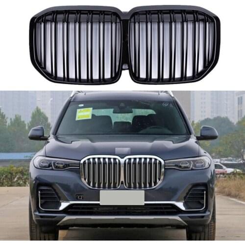 For BMW X7 G07 X7M 2018-2021 Car styling center grille ABS Front Bumper grill Vertical Bar Middle Grill