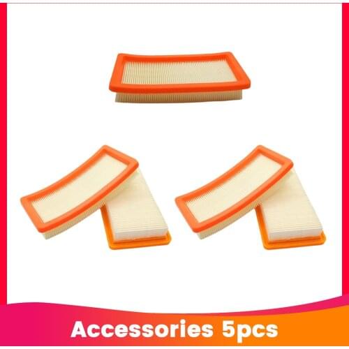High Quality 5 pcs lot batch 6.414-631.0 Filters for Karcher DS5500 Vacuum Cleaner DS5600 DS5800 DS6000 Filter Vacuum Accessorie