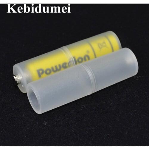 Kebidumei New 4Pcs AAA to AA Size Cell Battery Converter Adaptor Holder Case Switcher New Brand Battery Holder Battery Adaptor