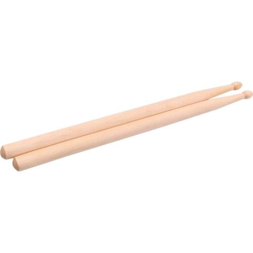 1 Pair Maple Wood Drumsticks 5A Classic Drum Sticks for Music Band Exercise