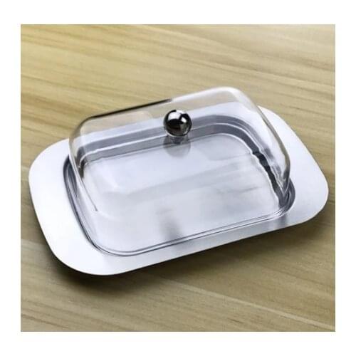 Stainless Steel Butter Box, Restaurant Butter Box, Butter Dish, Snack Plate, Cheese Box, Fresh-keeping Box, Insulation Plate