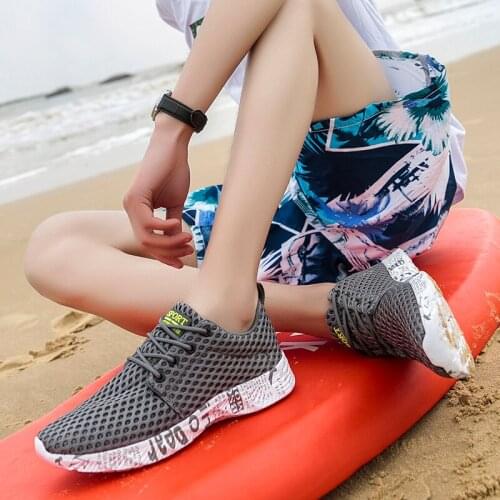 Shoes for Men Sneakers Beach Outdoor Leisure Sports Style Hollow Comfortable Breathable Fashion Sports Shoes