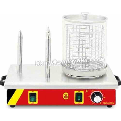 Mechanical temperature control Electric Sausage grilled insulation & Display Machine Big hot dog warmer