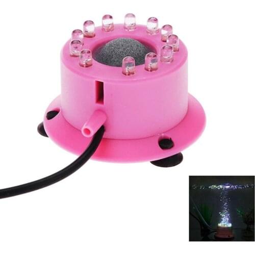 Mini Colorful Aquarium Submersible Bubble LED Lighting Fish Tank Air Bubble Landscaping Lamp Aquarium Accessories