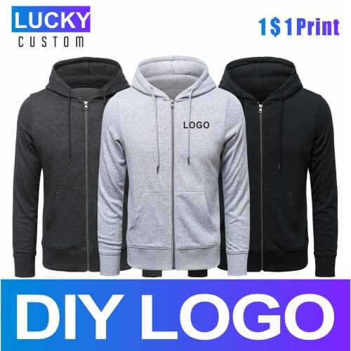 Mens Knitted Terry Zipper Shirt, Custom Printed Embroidery, Casual High-Quality Slim-Fit Jacket 3Xl