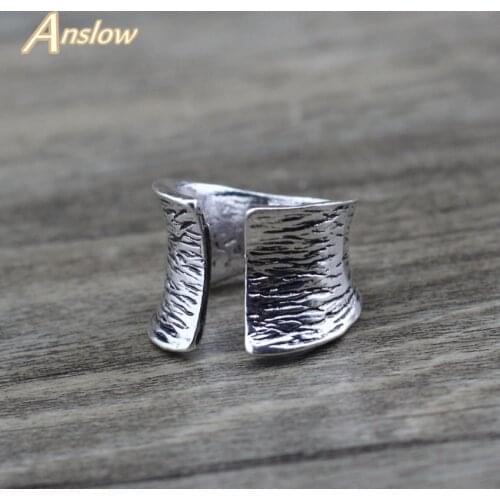 Anslow Hot Brand Wholesale Natural Punk Rock Fashion Jewelry Mens Male Trendy Couple Rings For Party Wedding Birthday LOW0031AR