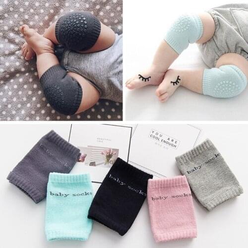 Kids Girl Boy Crawling Elbow Toddlers Baby Knee Pads Protector Safety Cotton Kneepad Leg Warmer Children Cushion Legging Infants