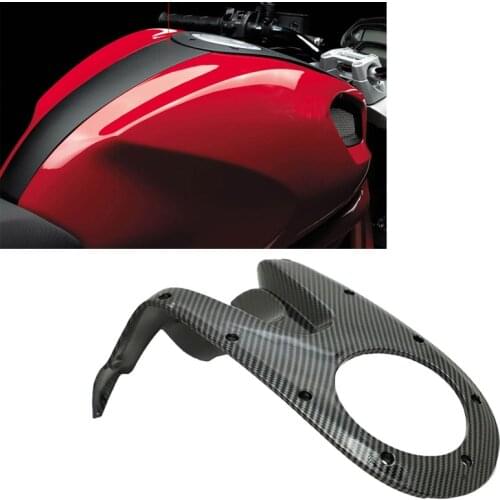 Carbon fiber Fuel tank housing fairing suitable for Ducati Monster 696, 795, 796, 1100 fuel tank upper and lower panels