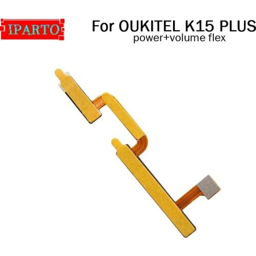 OUKITEL K15 PLUS Side Button Flex Cable 100% Original Power + Volume button Flex Cable repair parts for OUKITEL K15 PLUS