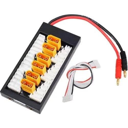 Amass V2 XT90 Plug Lipo Parallel Charger Board PL8 Balance Cable For Imax B6 Charger