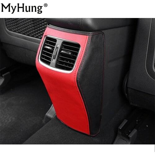 For Hyundai Tucson 2015 Car Interior Mouldings Armrests Kick Pad Armrest Protection Mat Cushion Rear Seat Anti-Kick Pad Styling