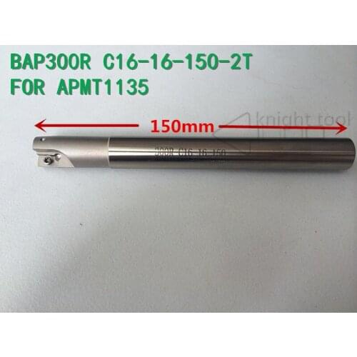 Rectangular transverse vertical milling cutter bar BAP300R C16-16-150-2T for APMT1135