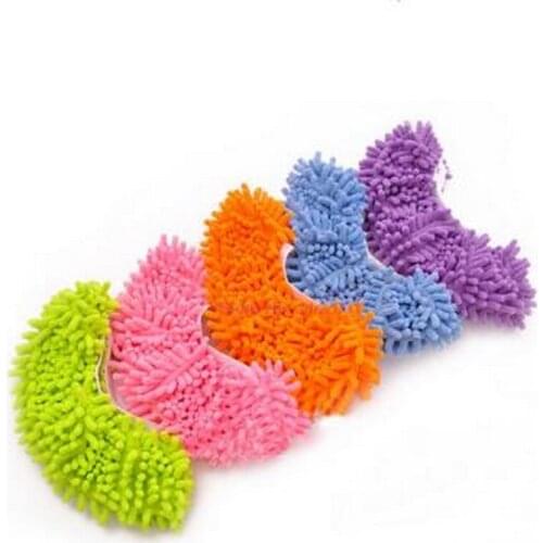 50pair 1pair=2pcs Dust Cleaner Grazing Slippers House Bathroom Floor Cleaning Mop Cleaner Slipper Lazy Shoes Cover Microfiber