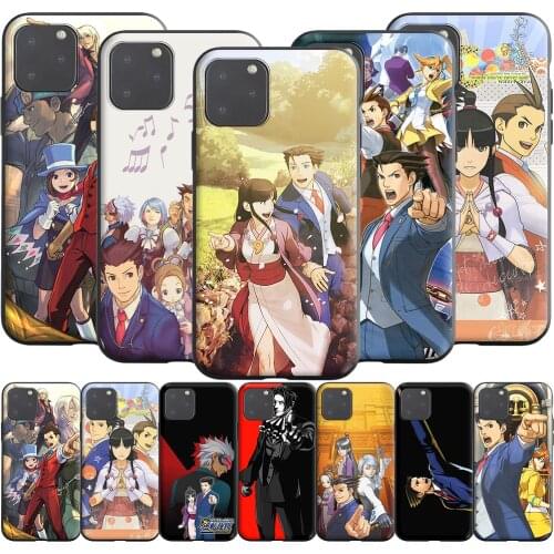 Ace Attorney Silicone Case for Realme Narzo 30A GT NEO C3 C25 C21 C20 C17 C15 C12 C11 8 7 7i 6 6i Pro
