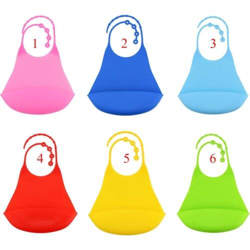 Silicone Adult Bib Reusable Clothing Eating Mealtime Protector for Kids The Elderly Patients, Avoid Soiling Clothes During Meals
