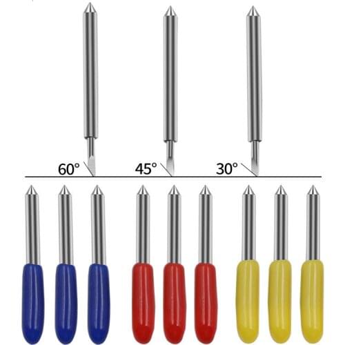 30/45/60 Degrees Replacement Blades For Roland Cricut Plotter Blade Knife Cutter Blades For Power Tools Cutting Plotter