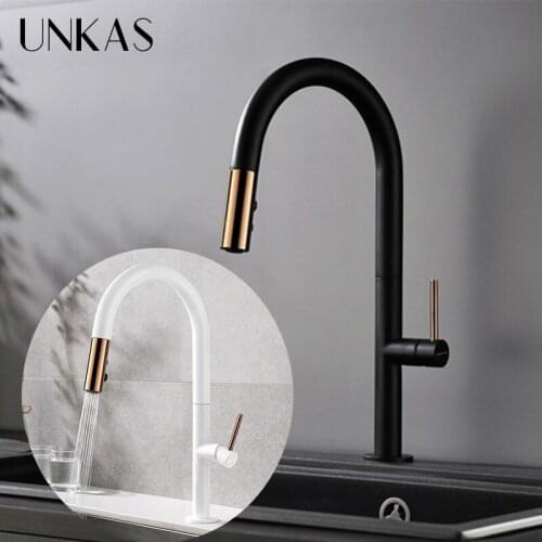 Dual Spout Kitchen Sink Faucet Pull Out Kitchen Faucet Mixer Tap Kitchen Hot and Cold Water tap Bathroom Faucet Vanity Vessel