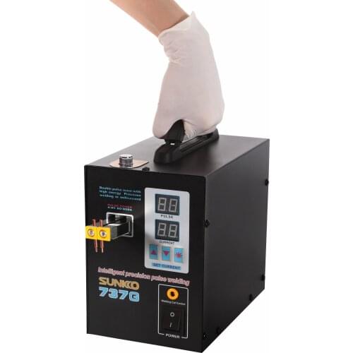 SUNKKO 737G Battery Spot Welder 1.5kw Precision Pulse Spot Welder Led Light Welding Machine spot welder battery