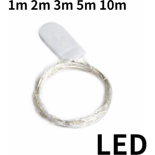 LED lamp string festival decoration lamp gift box color lamp cake bouquet button copper lamp string lamp Christmas Halloween led