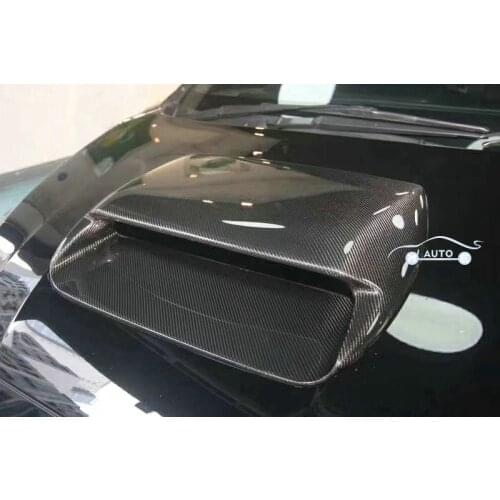 Carbon Fiber Hood Vent Scoop Bonnet Insert Air Intake Ducts Cover For Subaru Impreza WRX VAB VAF STI 2015-2019 2016 17 2018 U V2