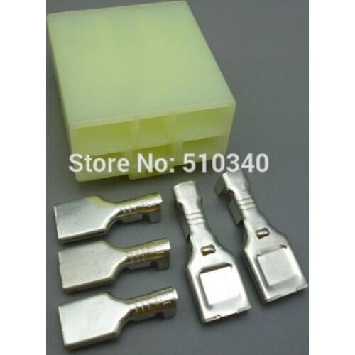 1set .5 pore complex automotive motorcycle plug connectors with terminals