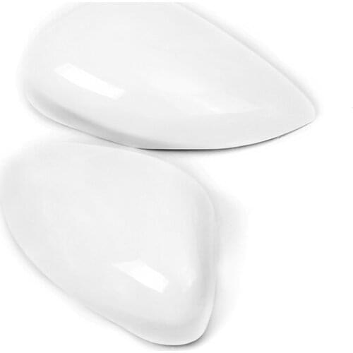 1Pcs White Rearview Side View Mirror Replacement Cover Cap Case Shell For Ford For Fiesta 2008 2009 2010 2011 2012 2013 2014 201