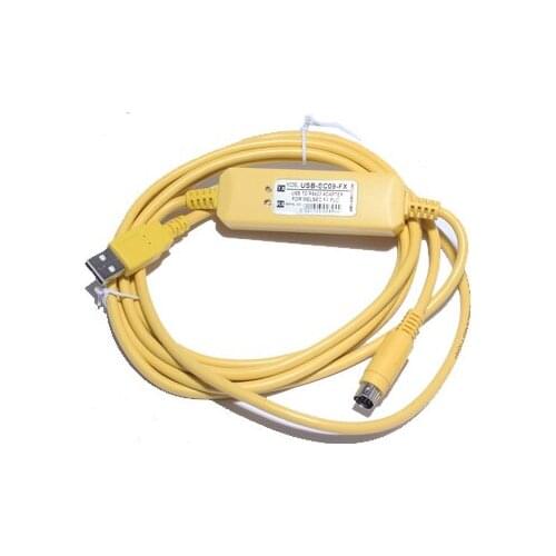 1pcs USB-SC09-FX PLC data Programming Cable for Mitsubishi / SC-09 SC09 FX FX1N / FX2N / FX1S / FX3U PLC programming cable