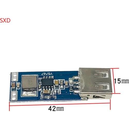 10pcs DC-DC boost module 3V3.3V3.7V4.2V turn 5V1A2AUSB boost circuit board mobile power boost