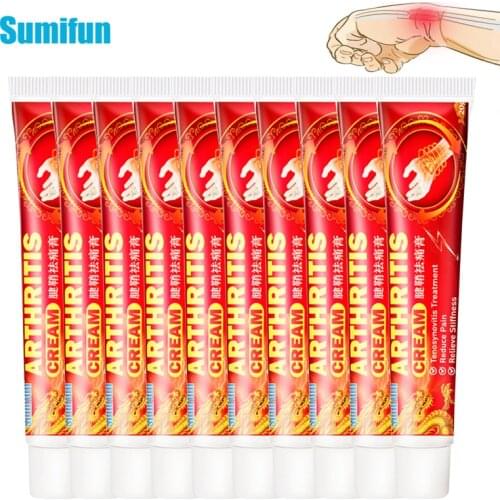 Sumifun 10pcs Tenosynovitis Arthritis Ointment For Hand Wrist Thumb Finger Pain Relief Tendon Sheath Therapy Cream Pain Oil