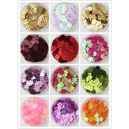 3000pcs/lot 9mm Flat Flower Centre Hole Loose Sequins Sewing Kids DIY Garment ,Wedding Craft,Accessories